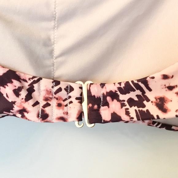 NWOT Chelsea 28 Easy Retro Tie Strap Bikini Top - L - Picture 7 of 9